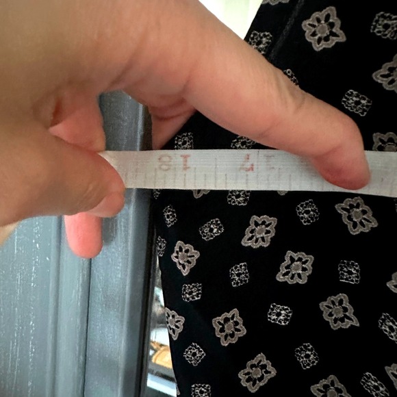 Vintage 90s HI Studio Floral Mother of Pearl Button Front Waist Tie Back Vest S - Picture 6 of 8